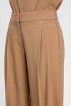 Pantalone check con lurex Twinset Actitude cammello