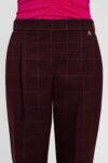 Pantalone check con lurex Twinset Actitude cammello