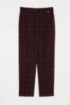 Pantalone check con lurex Twinset Actitude cammello