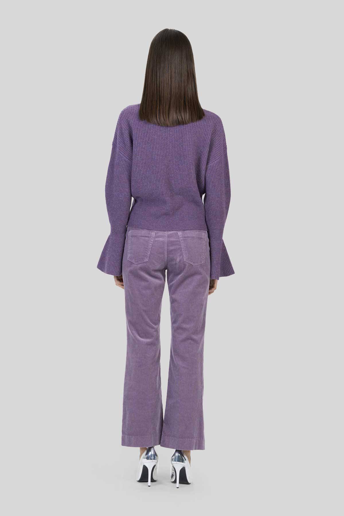 Pantalone trombetta velluto tinto Caractère1 Pantalone trombetta velluto tinto Caractère1
