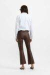 Pantaloni flare in similpelle Please