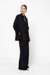 Pantaloni gamba larga dettaglio zip Dixie