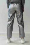 Pantaloni in ecopelle con elastico B (1)