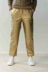 Pantaloni in ecopelle con elastico B (1)