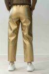 Pantaloni in ecopelle con elastico B (1)