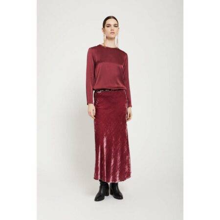 Blusa girocollo in viscosa Otto d'Ame