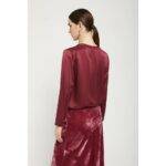 Blusa girocollo in viscosa Otto d’Ame