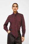 Camicia microstampa con cravatta Dixie