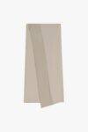 Gonna midi con inserto in raso Imperial beige luna