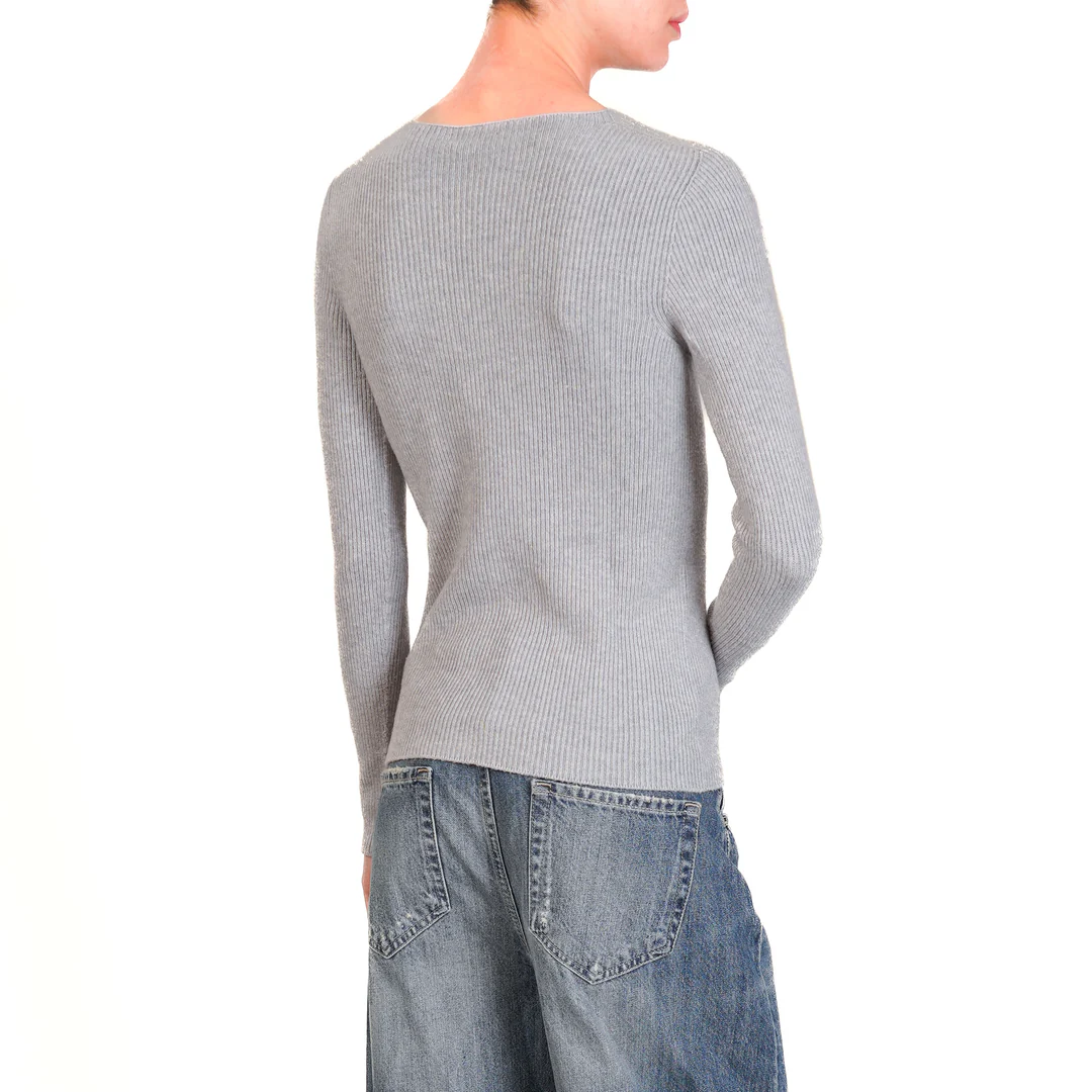 Roselux Maglietta Aderente A Costine Maniche Corte - Basic In Misto Cotone, Disponibile In Vari Colori - 2