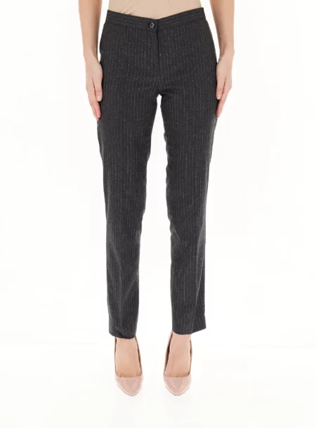 Pantalone a sigaretta gessato Diana Gallesi3