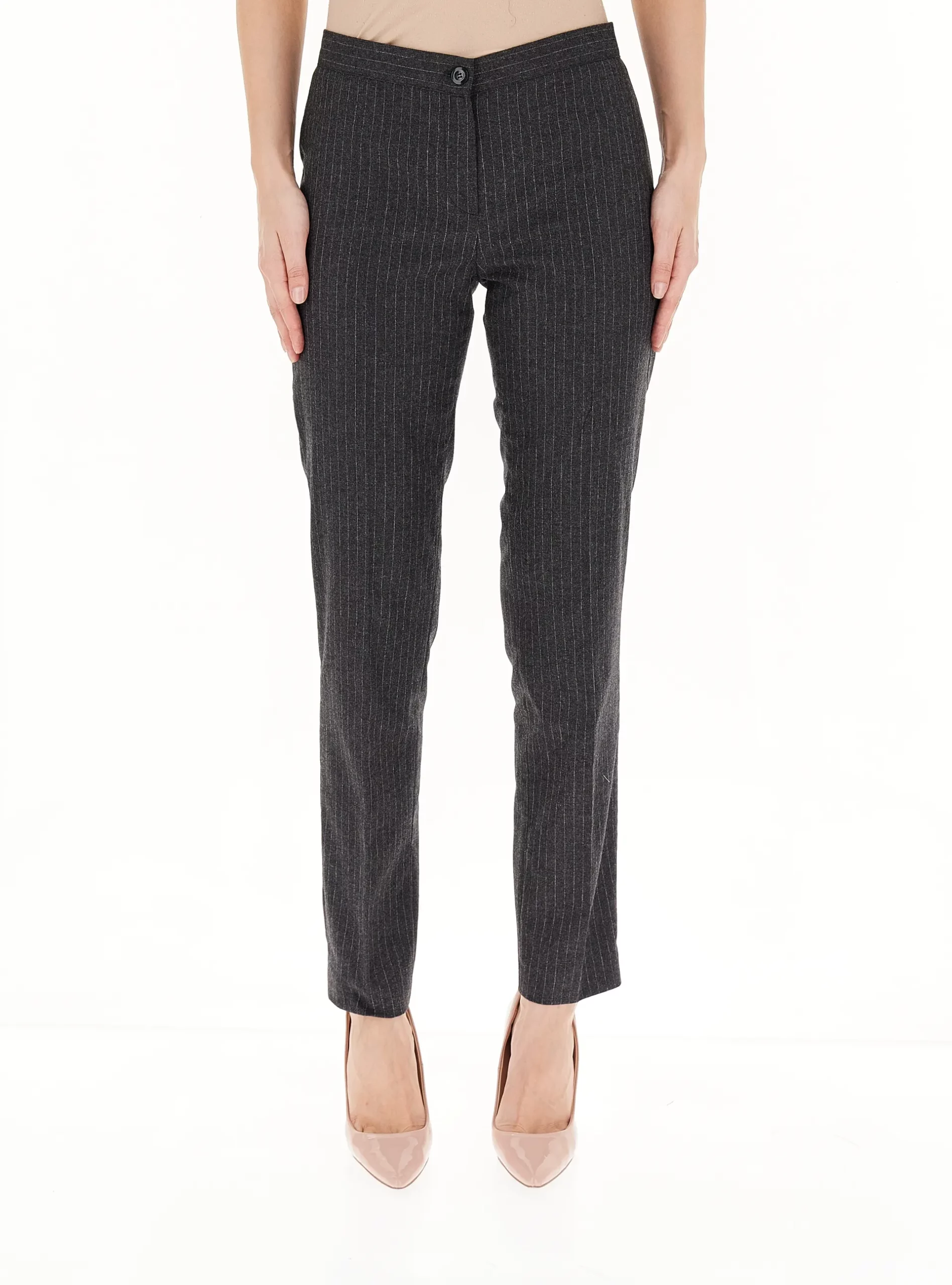 Pantalone a sigaretta gessato Diana Gallesi3 Pantalone a sigaretta gessato Diana Gallesi3