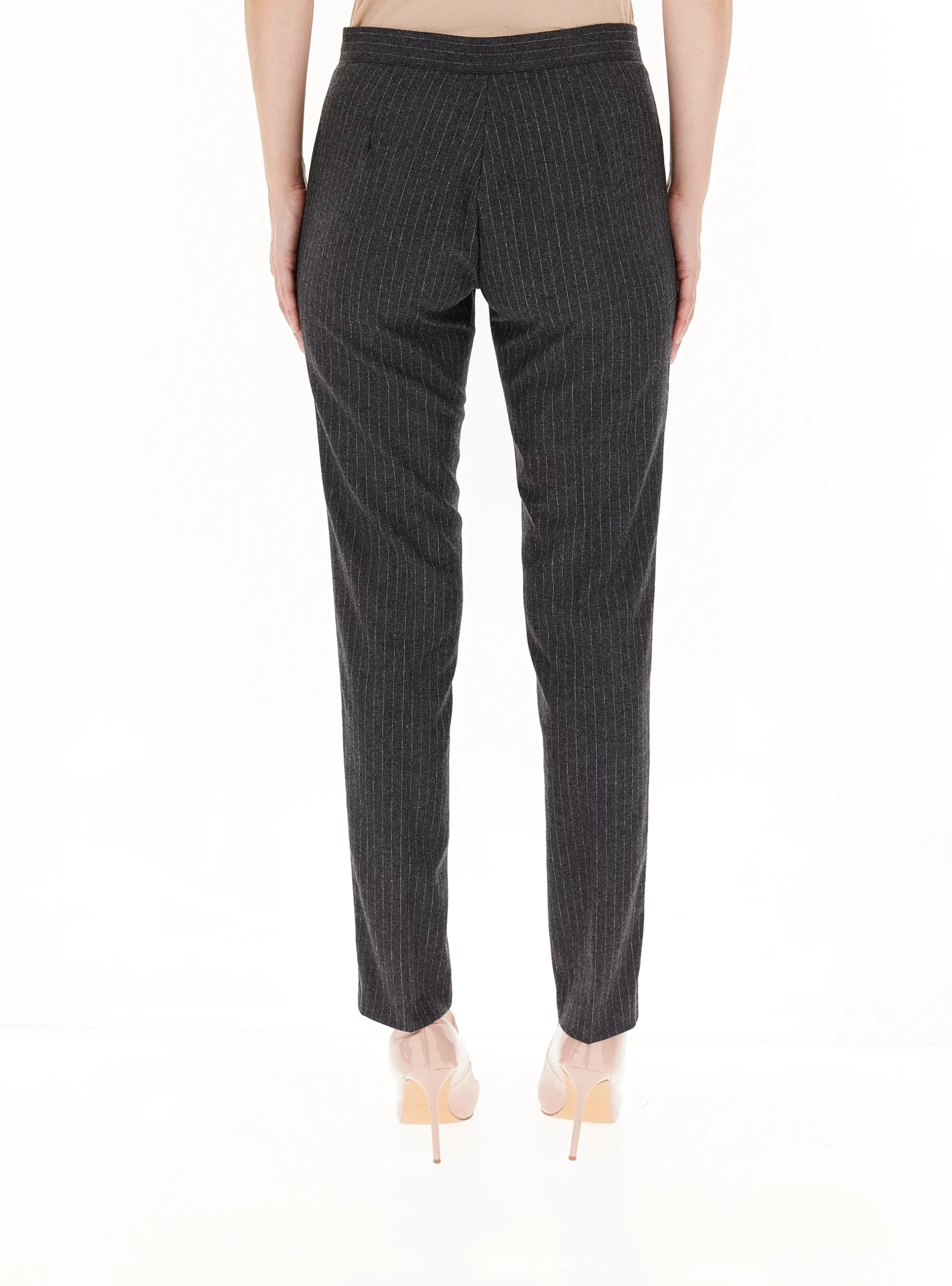 Pantalone sigaretta gessato Diana Gallesi2 Pantalone sigaretta gessato Diana Gallesi2