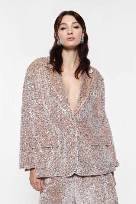 Blazer con paillettes e bottoni Imperial