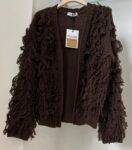 Cardigan effetto pelliccia sintetica Please (1)