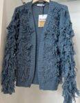 Cardigan effetto pelliccia sintetica Please (1)