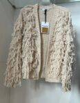 Cardigan effetto pelliccia sintetica Please (1)