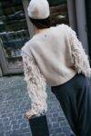 Maglione effetto pelliccia sintetica Please