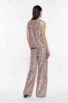 Pantaloni a zampa con paillettes Imperial