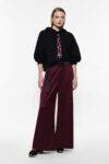 Pantaloni gamba larga con cinta Imperial