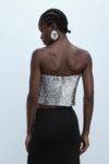 Top a fascia con paillettes Imperial 1