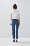 Jeans straight taglio cropped Please