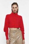 Maglione corto con collo alto Imperial