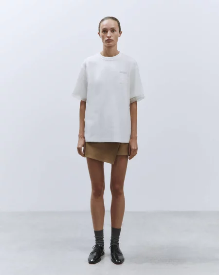 T shirt più blusa con scritta Alysi