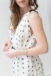 Abito lines & dots con pieghe Alysi (2)
