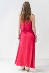 Abito lungo halter con balzette Diana Gallesi (2)