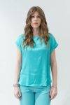 Blusa manica scesa asimmetrica Elena Mirò (2)