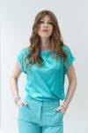 Blusa manica scesa asimmetrica Elena Mirò (2)