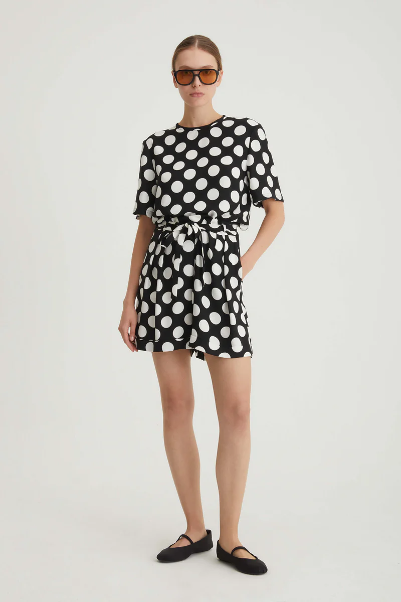 Blusa maniche corte a pois Caractére1 Blusa maniche corte a pois Caractére1