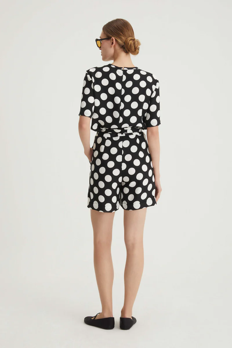 Blusa maniche corte a pois Caractére2 Blusa maniche corte a pois Caractére2