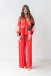 Camicia in organza in fantasia floreale Diana Gallesi (1)