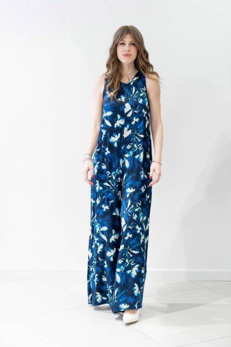 Completo elegante con tuta e mantella Elena Mirò (7)