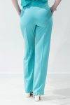 Pantaloni gamba dritta in crepe Elena Mirò (1)