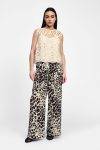 Pantaloni palazzo stampa animalier Dixie