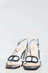Sandalo in vernice con Oval T Twinset (1)