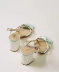 Sandalo in vernice con Oval T Twinset (1)