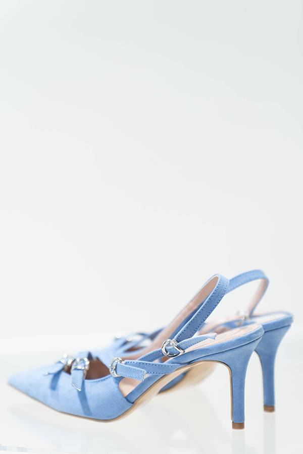 Slingback camoscio con cinturini Divine Follie (1) Slingback camoscio con cinturini Divine Follie (1)