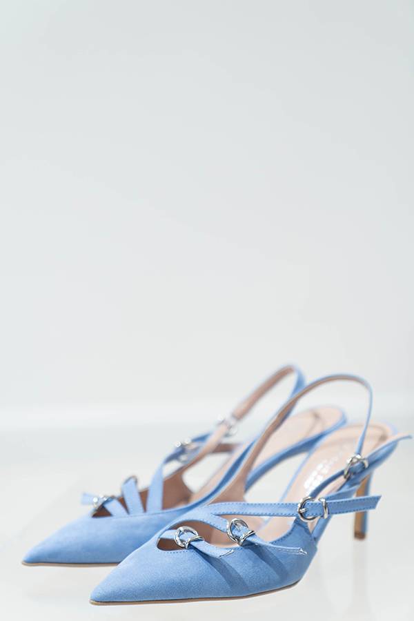 Slingback camoscio con cinturini Divine Follie (2) Slingback camoscio con cinturini Divine Follie (2)