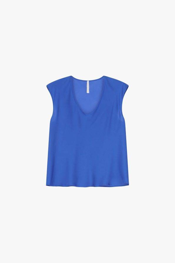 Top da donna UK scollo a V manica corta oversize da donna t