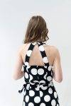 Top halter stampato Caractére (2)
