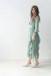 Abito midi con rouches Dixie (3)