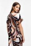 Blusa fantasia a maniche corte Please