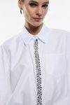 Camicia con collo classico e paillettes Imperial