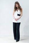 Gilet lungo con dettaglio chiusura Diana Gallesi (8)