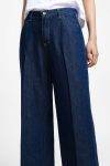 Jeans cropped a gamba larga Please