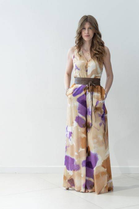 Jumpsuit smanicata con stampa floreale Jijil (1)